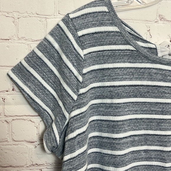 Lauren Conrad Striped Bow Back Top - Picture 3 of 11